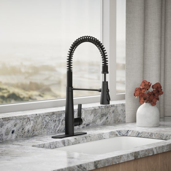 Kohler Vind Semi-Professional Pull-down Kitchen Sink Faucet Matted Black