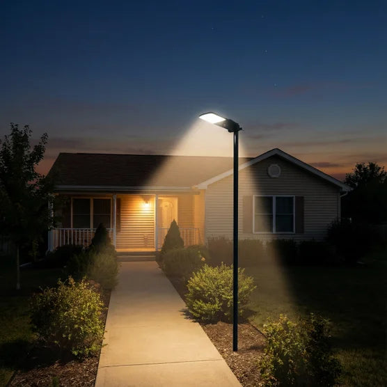 Fresh Source 5000 Lumen Solar Area Light with Motion Sensor