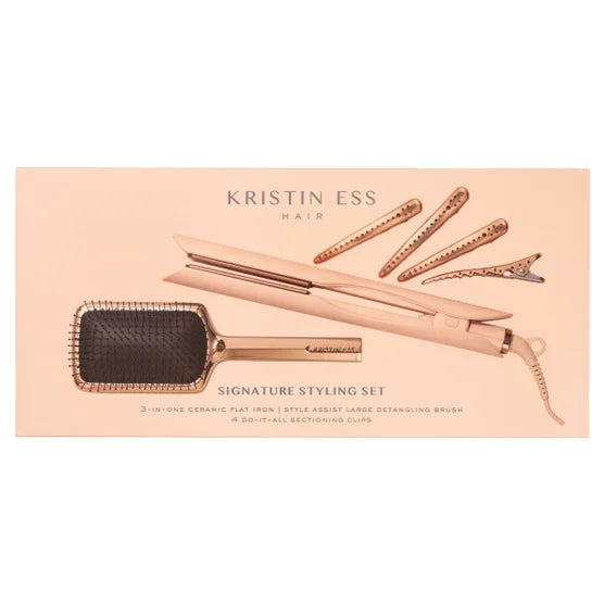 Kristin Ess Hair Signature Styling Set 3-in-1 Ceramic Flat Iron (No Box)