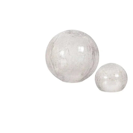 Evergreen LED Glass Cubes and Spheres Towers, Set of 3