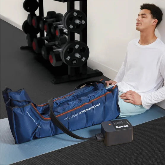 Sharper Image Air Compression Boots Flex Leg Recovery System