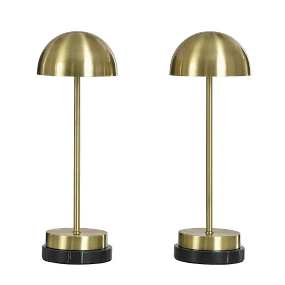 StyleCraft Cordless LED Rechargeable Table Lamp, 2-pack