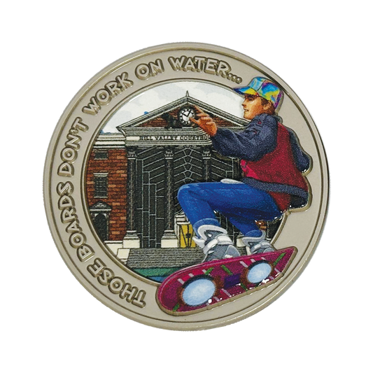 Back to the Future Part II Limited Edition Hoverboard Coin