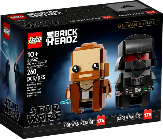 LEGO BrickHeadz Star Wars Obi-Wan Kenobi & Darth Vader 40547