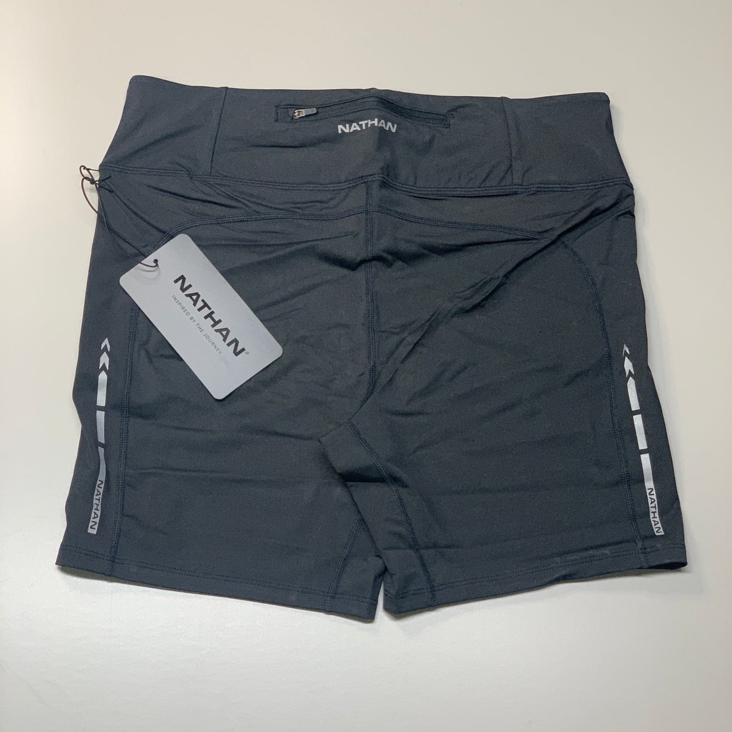 NATHAN Interval 6" Inseam Bike Short Women's Black Size XS NS51520-00001-XS