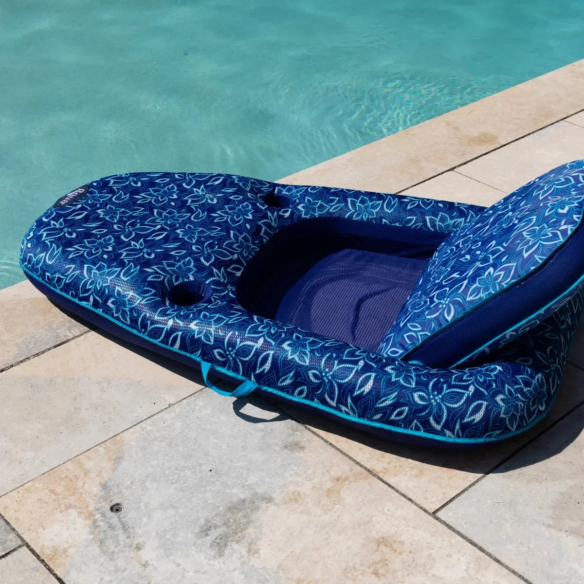 Aqua Luxury Pool Lounger, 2 Pack - Open Box