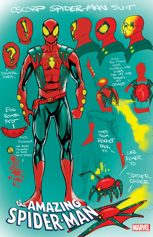 Amazing Spider-Man #7 1:10 Patrick Gleason Design Variant (08/10/2022) Marvel