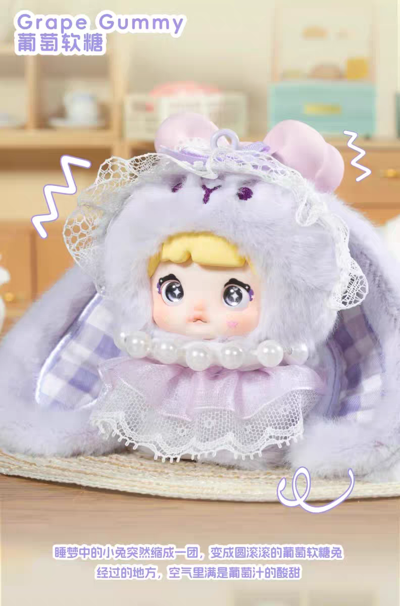 Nommi V8 – MiBao Sweet Bunny Series Plush Blind Box (1 Blind Box