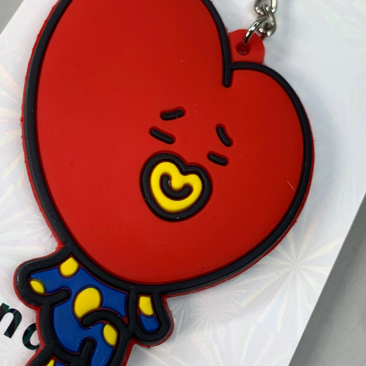 BTS 3-PACK! Kpop Korean Little Figure Tag Keychains of Characters Tata, RJ & Cooky (New)