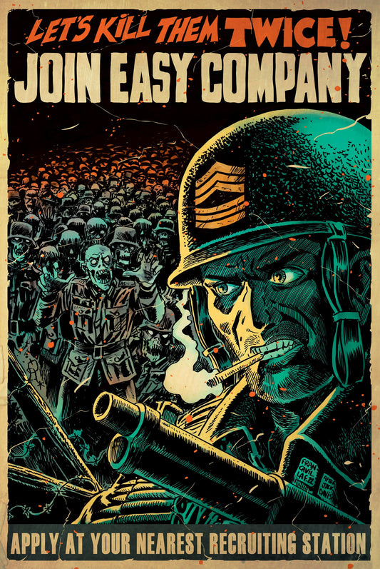 Dc Horror Presents Sgt Rock Vs The Army Of The Dead #1 (Of 6) B Francesco Francavilla Two Fisted Tales 30 EC Homage Variant (09/27/2022) Dc