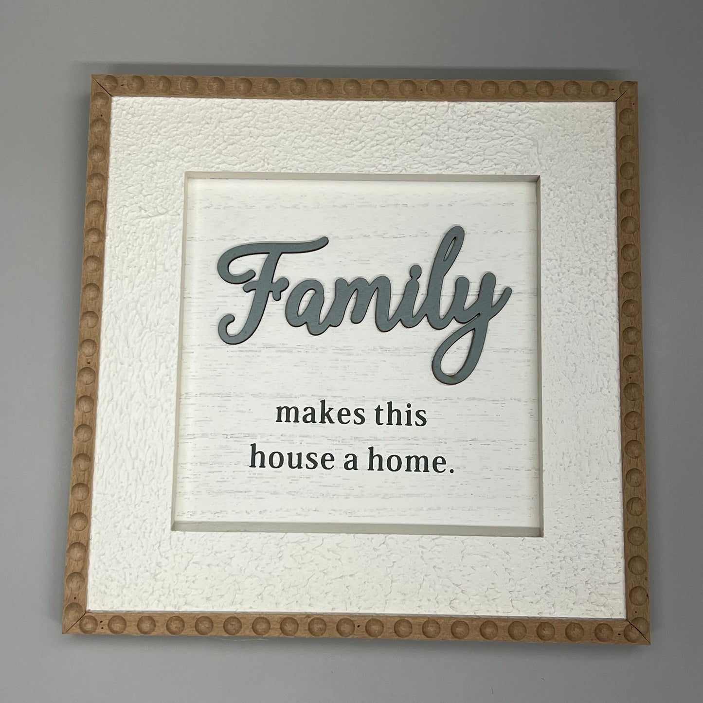 ASHLAND (2 PACK) Framed Wooden Wall Decor Family Makes This House a Home 734823