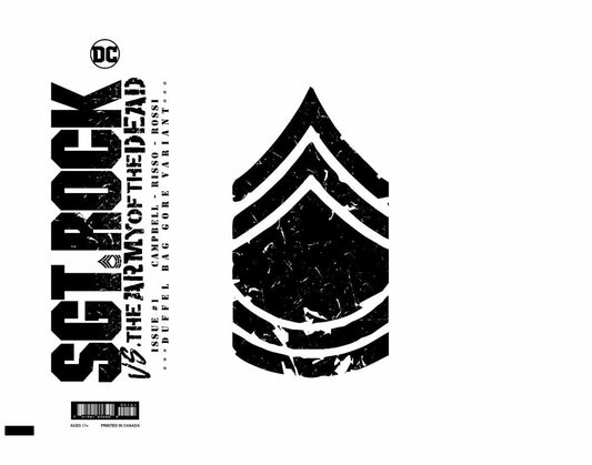 Dc Horror Presents Sgt Rock Vs The Army Of The Dead #1 (Of 6) C Frank Quitely Duffle Bag Gore Variant (09/27/2022) Dc