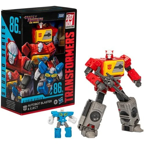 Transformers Studio Series 86 Voyager Class Transformers: The Movie Autobot Blaster & Eject Action Figure