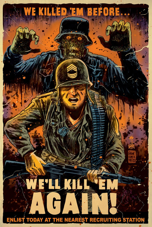 Dc Horror Presents Sgt Rock Vs The Army Of The Dead #3 (Of 6) B Francesco Francavilla Card Stock (11/22/2022) Dc