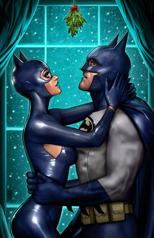 Catwoman #50 D Nathan Szerdy Holiday Mistletoe Christmas Kiss GGA Variant (12/20/2022) Dc