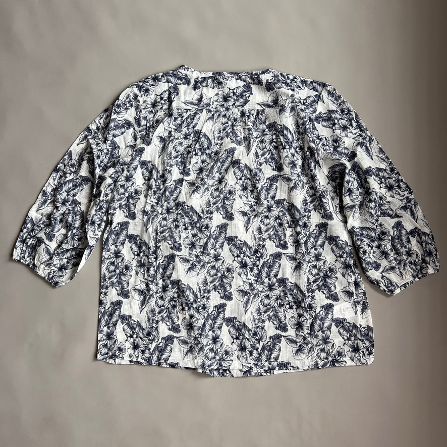 TOMMY BAHAMA Women's Tulia Blooms Top 3/4 Sleeve Coconut Size M (New)