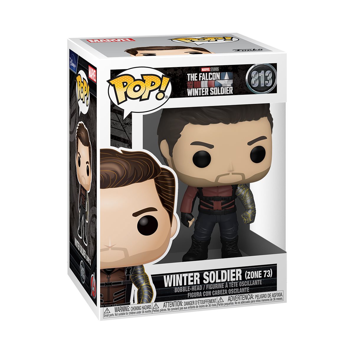 The Falcon and Winter Soldier Winter Soldier (Zone 73) Funko Pop! Vinyl Figure #813 NOT MINT