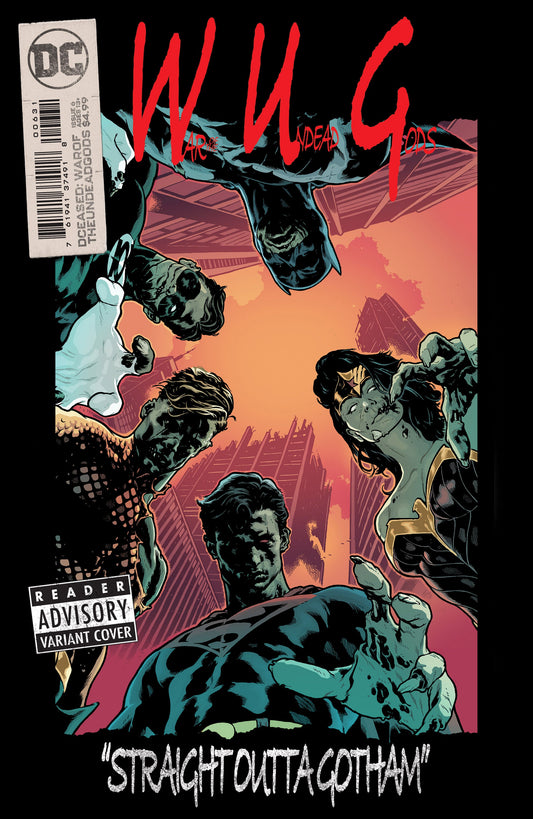 Dceased War Of The Undead Gods #6 (Of 8) B Jeff Spokes NWA Hip Hop Homage Card Stock Variant (02/21/2023) Dc