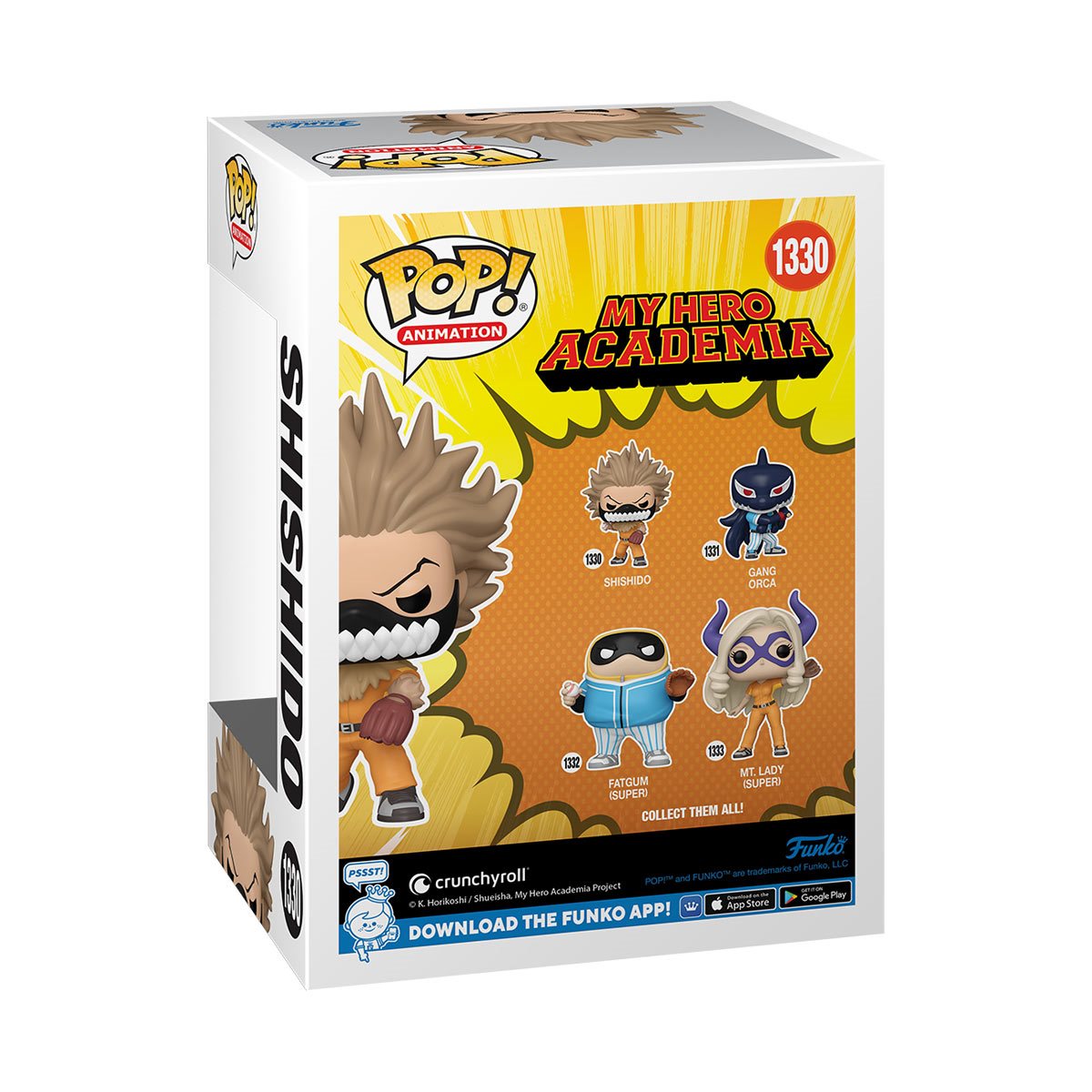 My Hero Academia: Hero League Baseball Shishido Funko Pop! Vinyl Figure #1330 NOT MINT
