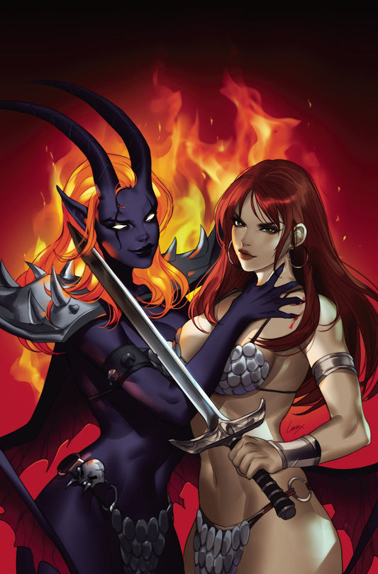 Red Sonja Hell Sonja #2 J 1:30 Leirix Li Virgin Variant (01/11/2023) Dynamite