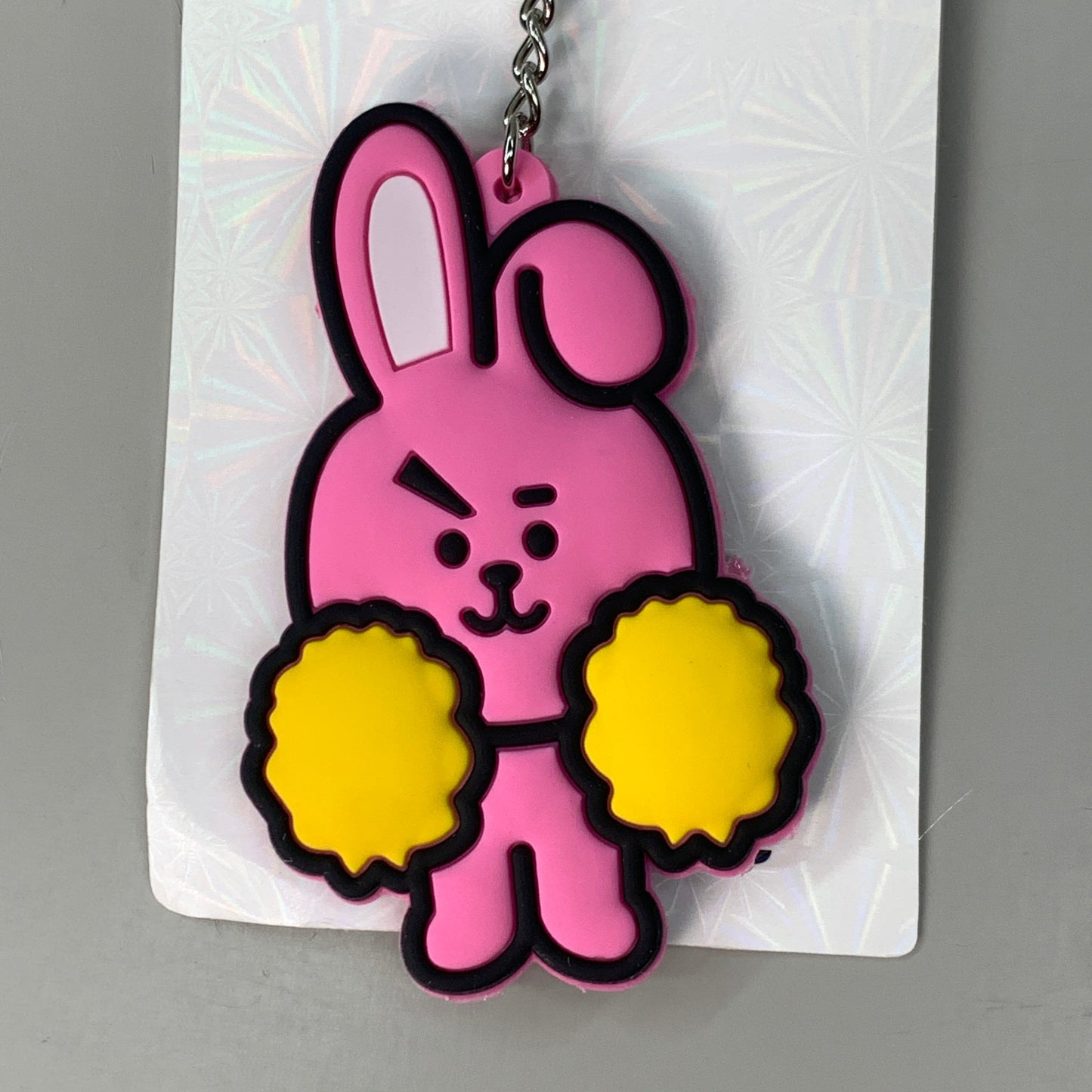 BTS 3-PACK! Kpop Korean Little Figure Tag Keychains of Characters Tata, RJ & Cooky (New)