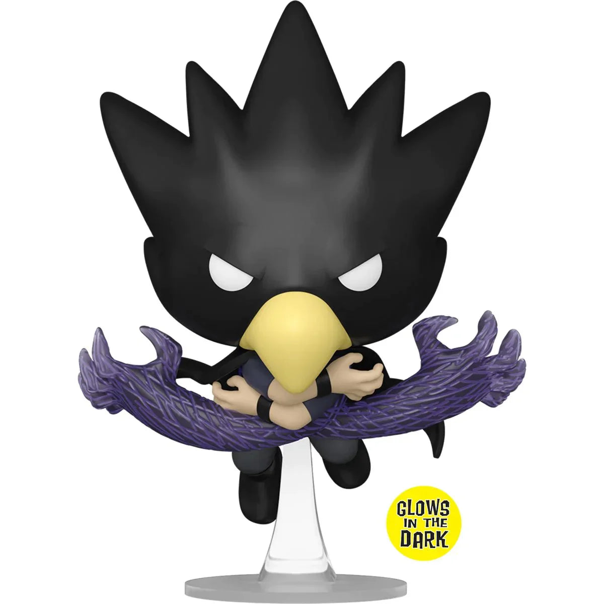 (NON MINT) Pop! My Hero Academia: Fumikage Tokoyami Fallen Angel Glow-in-the-Dark - AAA Anime Exclusive