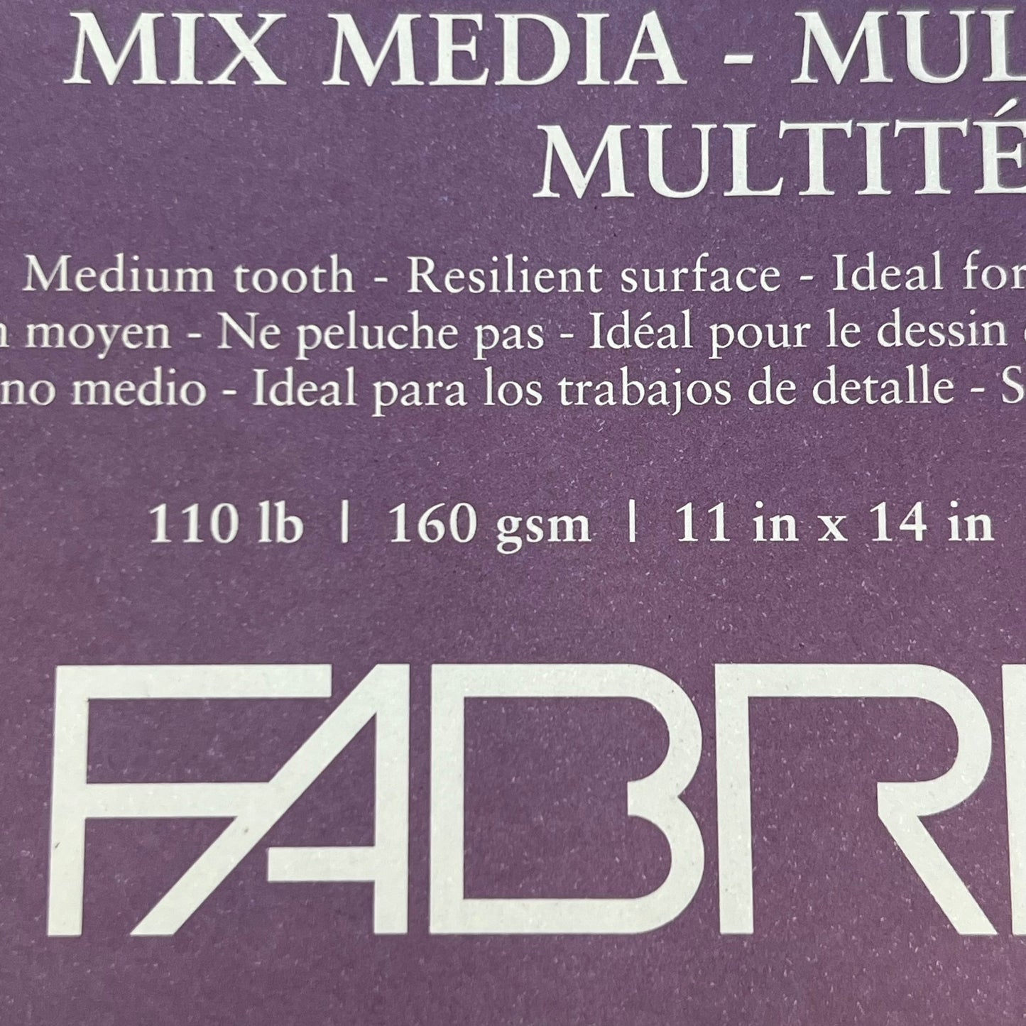 FABRIANO I264 Big (5 PACK) Mix Media - Multi -Technique Paper 60 Sheets each Pad
