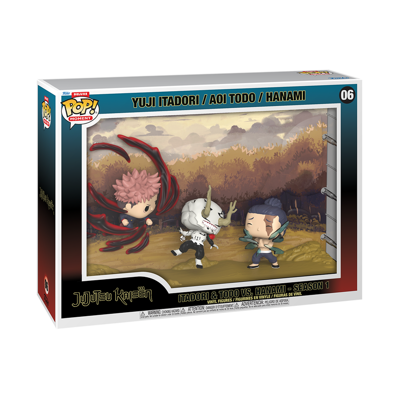 (PRE-ORDER) POP! Moments DLX: JJK- Itadori & Todo vs Hanami