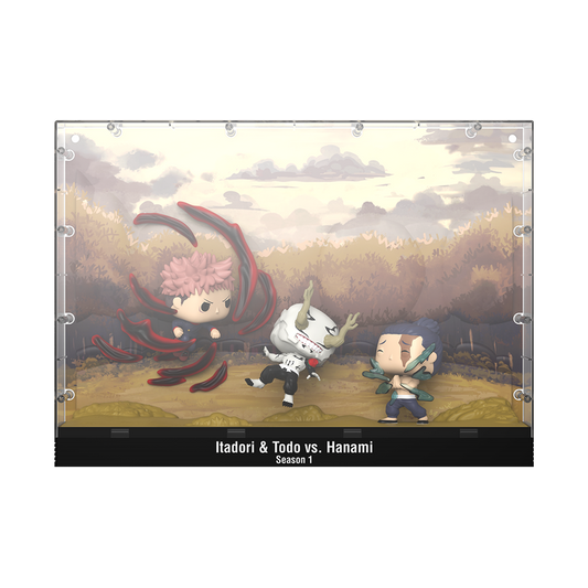 (PRE-ORDER) POP! Moments DLX: JJK- Itadori & Todo vs Hanami