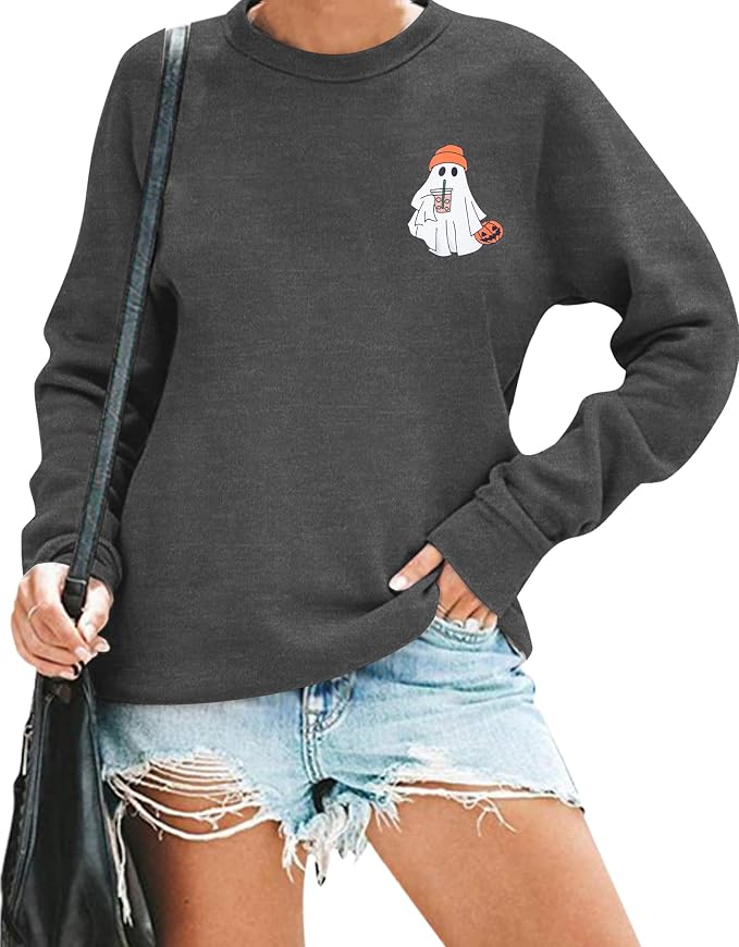 Halloween Women Halloweentown University Embroidered Sweatshirts