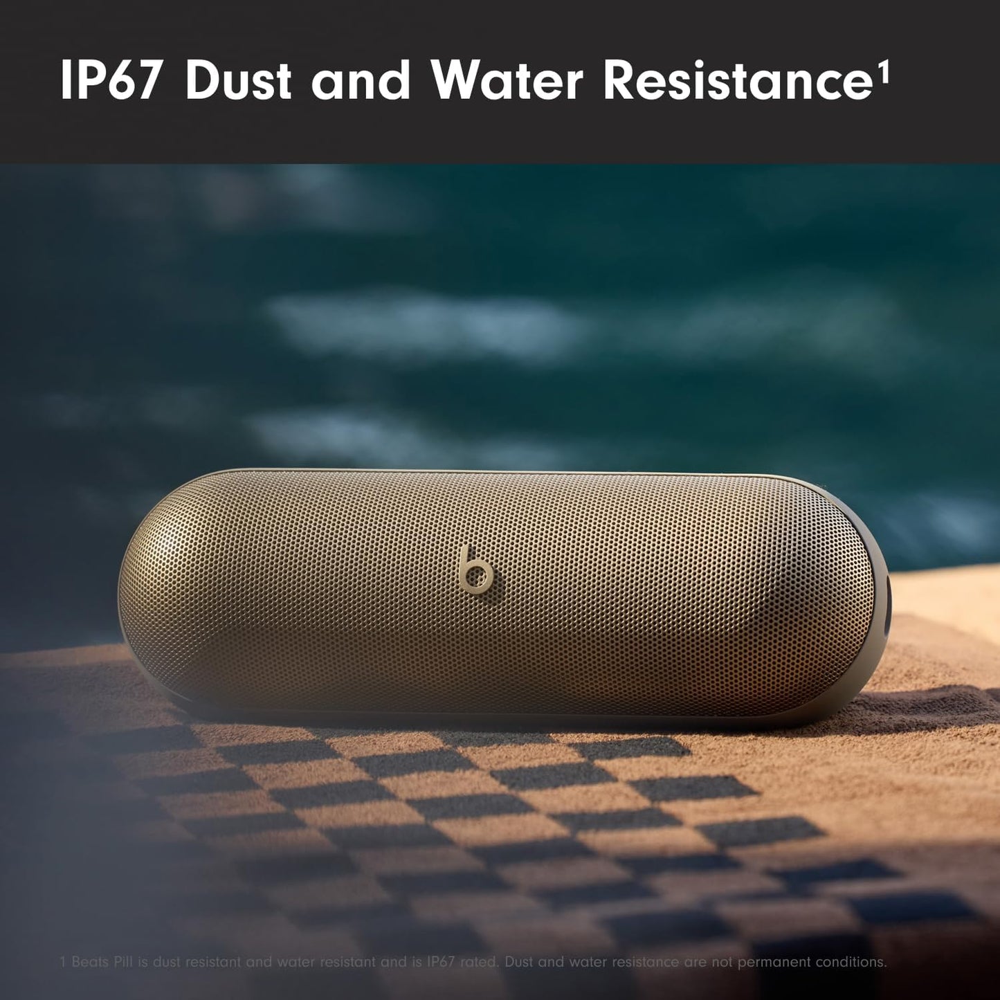 Beats Pill Waterproof Built-in Microphone Wireless Bluetooth Portable Speaker