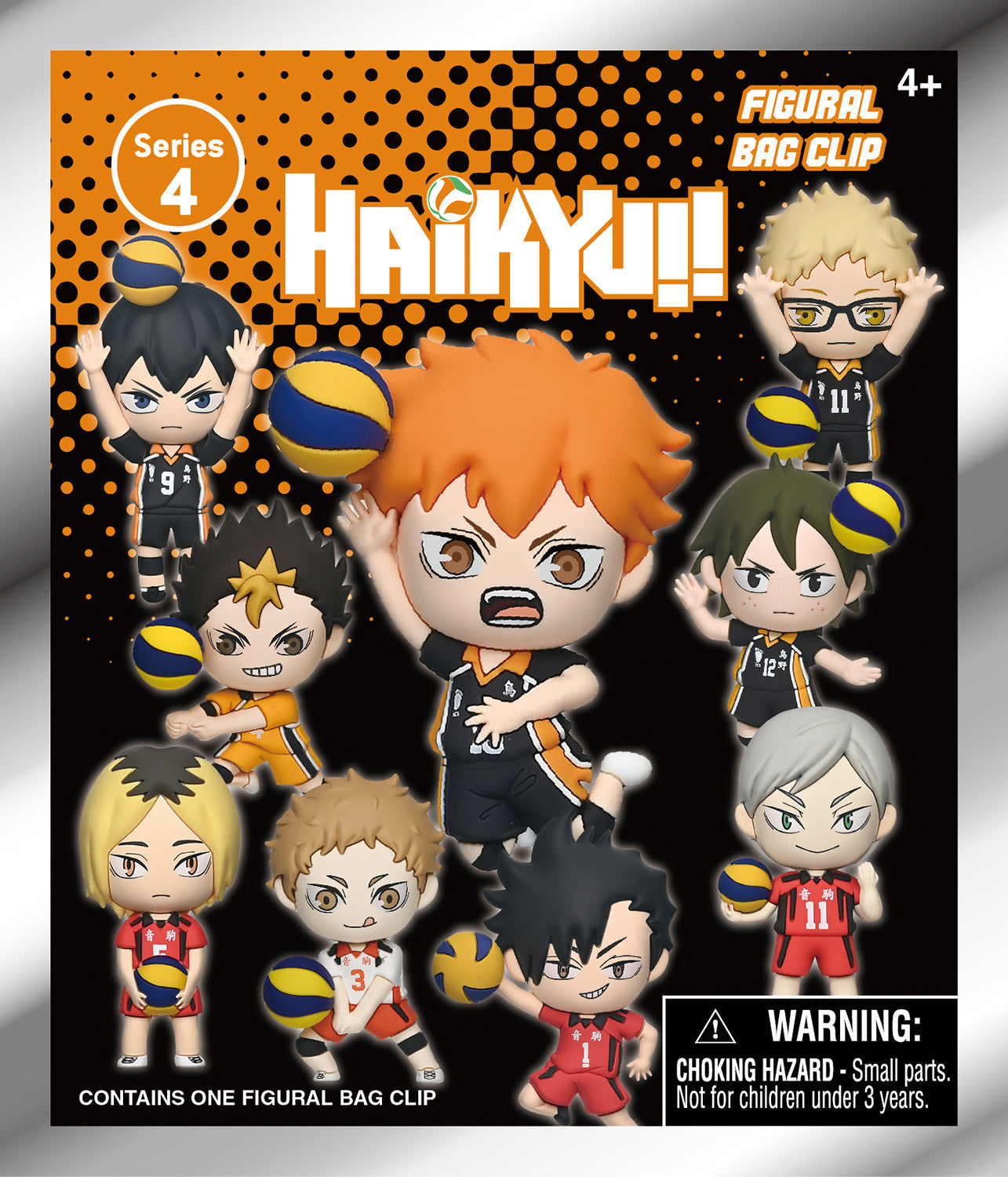 Haikyuu!! 3D Foam Bag Clip, Series 4 Blind Bag
