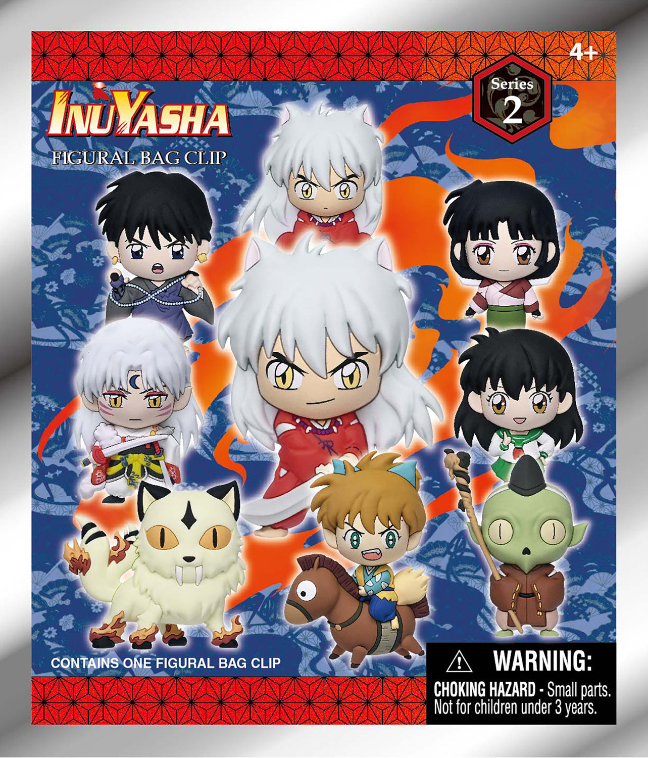 Inuyasha (25th Anniversary) 3D Foam Bag Clip, Series 2