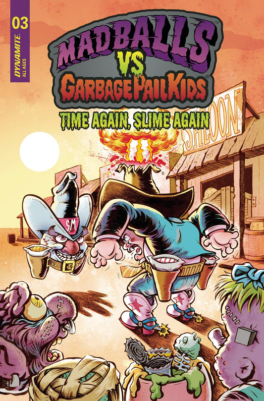 Madballs Vs Garbage Pail Kids Slime Again #3 B Jason Crosby Variant (04/12/2023) Dynamite