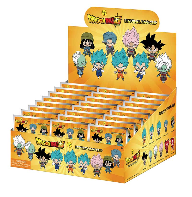 Dragon Ball Super 3D Foam Bag Clip, Series 4