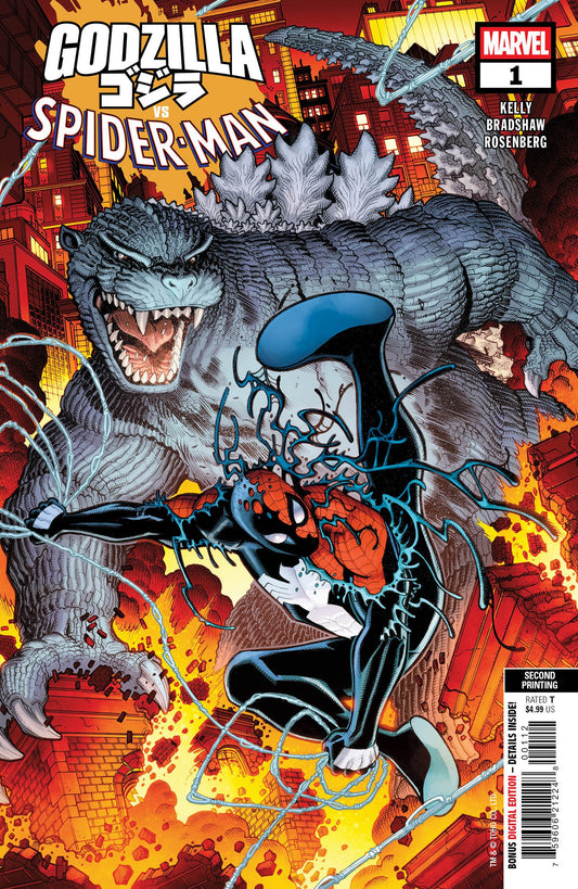 Godzilla Vs. Spider-Man (2025) #1 Second Printing