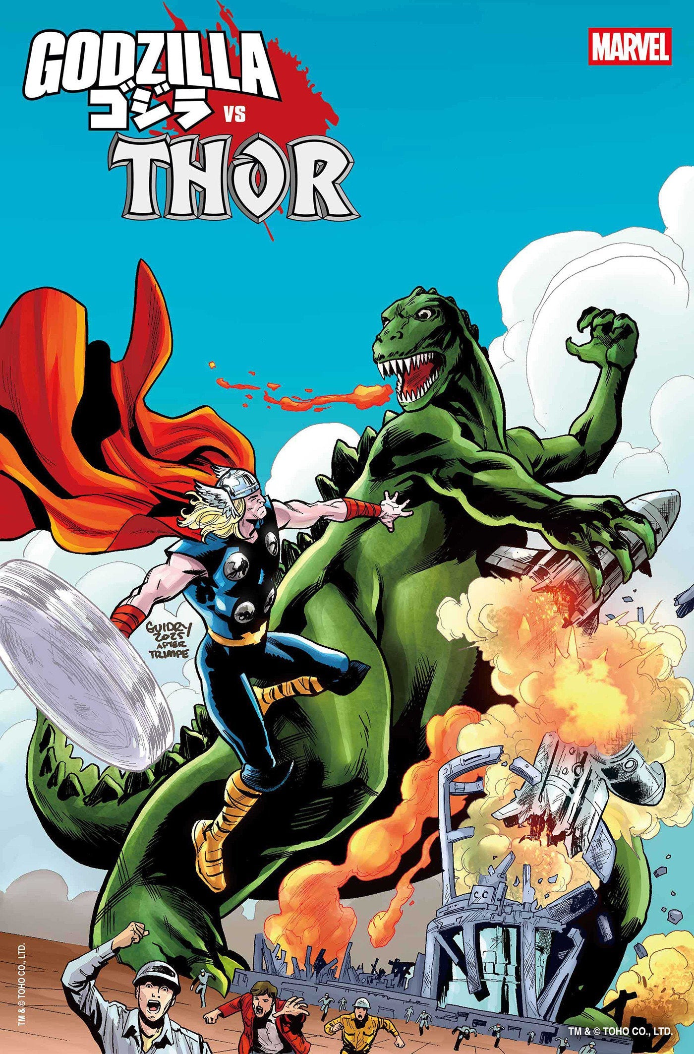 Godzilla Vs. Thor (2025) #1F
