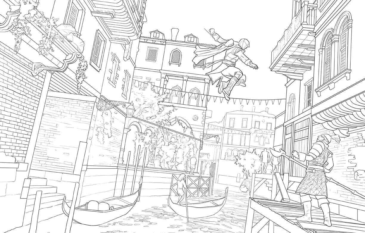 Assassin's Creed: The Official Coloring Book