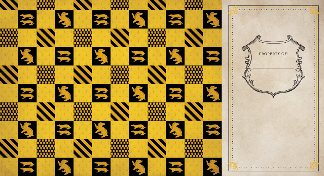 Harry Potter: Hufflepuff Hardcover Ruled Journal
