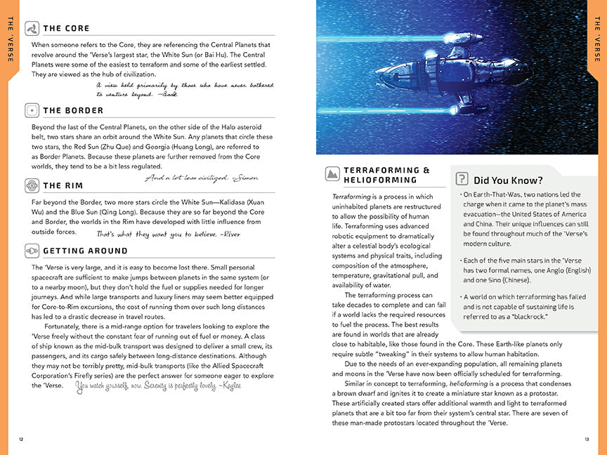 Hidden Universe Travel Guides: Firefly
