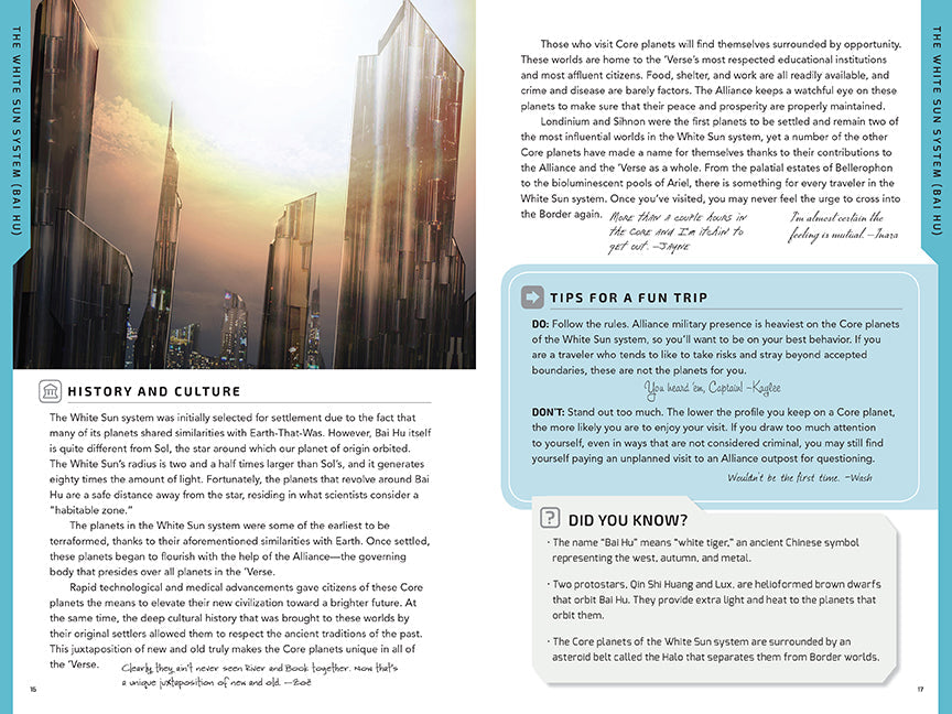 Hidden Universe Travel Guides: Firefly