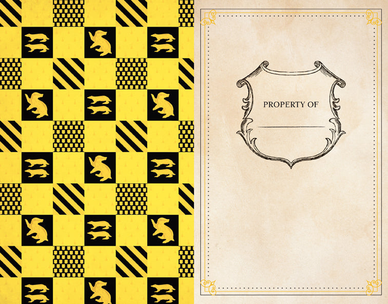 Harry Potter: Hufflepuff Ruled Notebook