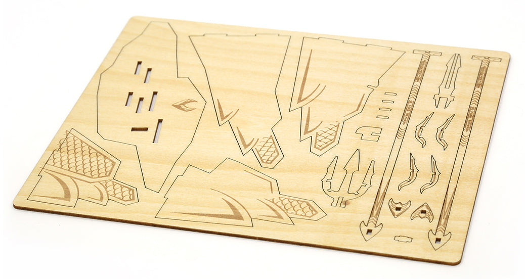 IncrediBuilds: DC Comics: Aquaman Book and 3D Wood Model