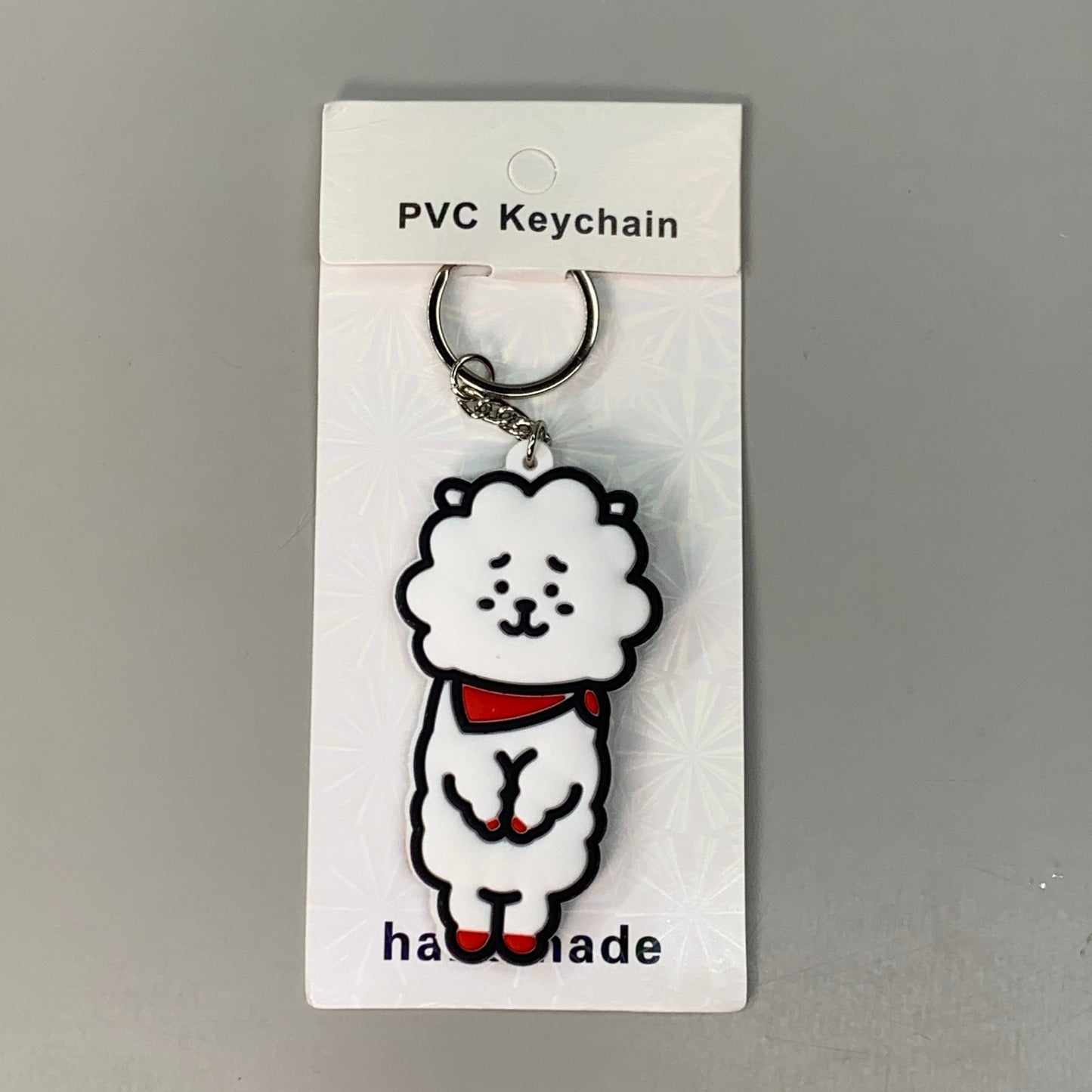 BTS 3-PACK! Kpop Korean Little Figure Tag Keychains of Characters Tata, RJ & Cooky (New)