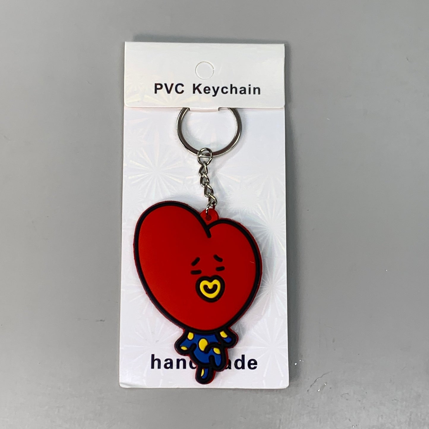 BTS 3-PACK! Kpop Korean Little Figure Tag Keychains of Characters Tata, RJ & Cooky (New)