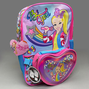 ACCESSORY INNOVATIONS JOJO Siwa Nickelodeon “Be You” Backpack & Lunch Bag Pink