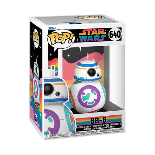 Star Wars: Pride 2023 BB-8 Funko Pop! Vinyl Figure #640, Not Mint