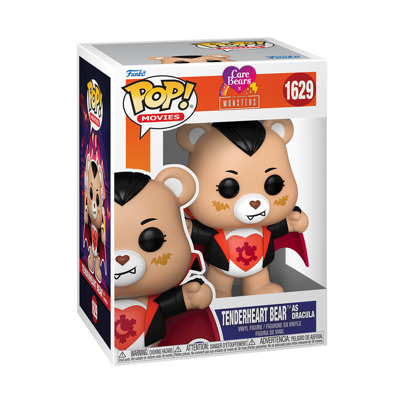 (PRE-ORDER) POP! Movies: Care Bears x Universal Monsters - Tenderheart Bear as Dracula