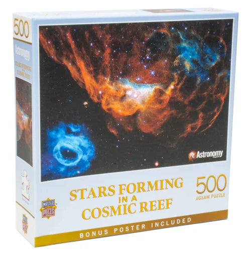 Stars Forming in a Cosmic Reef Jigsaw Puzzle - 500pc