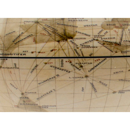 Percival Lowell Mars Desktop Globe 6”